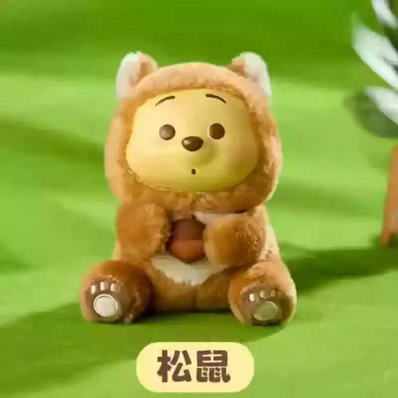 Original Winnie the Pooh Vinyl Plush Blind Box — Naughty Party Pooh Bear Bag Pendant, Cute Surprise Doll Gift