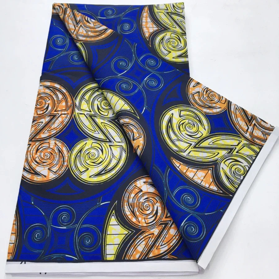 African Wax Print Fabric - Nigerian Ankara Batik Dutch Fabric for Women’s Dresses & Sewing Materials