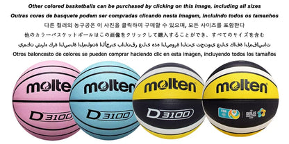 2025 Molten Basketball — Official Size 5/6/7 PU Indoor & Outdoor Ball for Men, Training, Match & Team Games