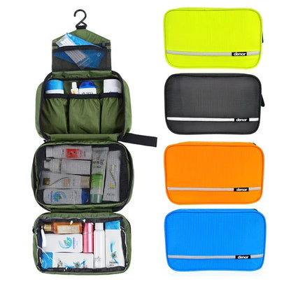 Hanging Waterproof Toiletry Bag – Large Travel Cosmetic & Makeup Organizer for Men & Women