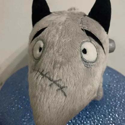 25cm Frankenweenie Sparky Dog Plush Toy – Soft Stuffed Animal Doll for Kids Birthday Gifts, Tim Burton Anime Collectible