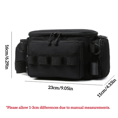Fishing Tackle Bags Waist Fanny Pack – Utility Storage for Fishing Lures, Line Box | Outdoor Camping Shoulder Crossbody Bag