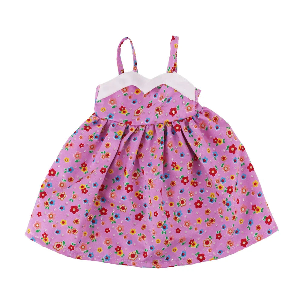 18-Inch Doll Nightdress Outfit — Purple Series Clothes for American & 43CM Baby Dolls, Our Generation Doll Gift