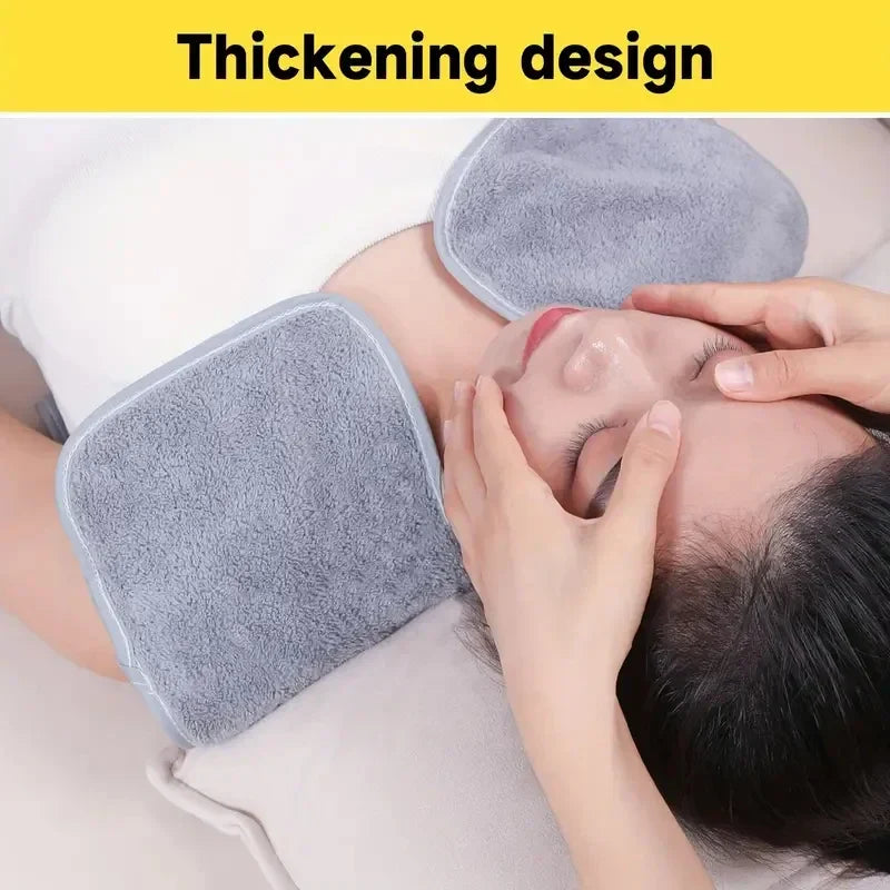 U-Shape Microfiber Towel — Salon Spa Facial & Neck Treatment Cosmetic Accessory