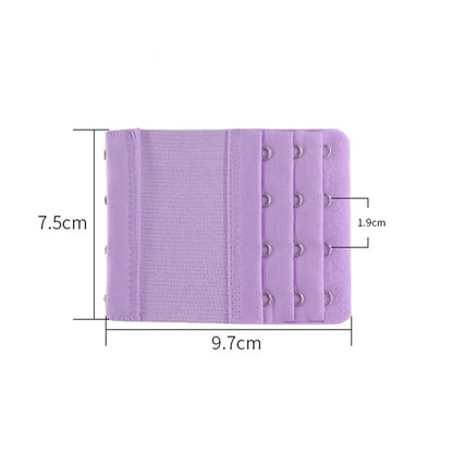 4-Row 4-Hook Bra Extender Set – Adjustable Strap Buckle for Bra Extension, Sewing Tool & Intimates Accessories