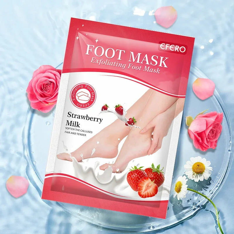 Honey Foot Mask – 1 Pair for Dead Skin & Callus Removal, Exfoliating Foot Treatment, Whitening Foot Spa & Skin Care Tool