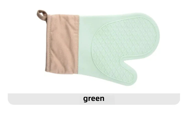 Silicone Insulated Kitchen Glove – Anti-Slip, Thickened, Heat-Resistant & Anti-Scalding
