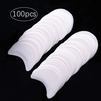 10/20/50/100Pcs Eyeshadow Shields - Disposable Under Eye Patches, Lint-Free Makeup Stickers & Applicators