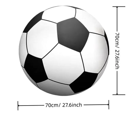 Outdoor Inflatable Soccer Ball – Giant PVC Football for Grass, Beach & School Sports Fun