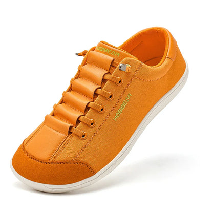 HOBIBEAR Zero Drop Barefoot Shoes – Wide Toe Minimalist Canvas Sneakers for Men & Women