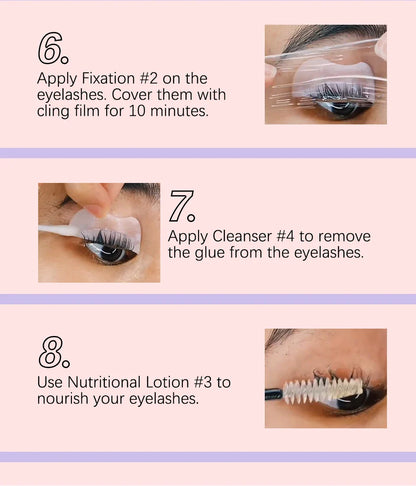 New Lash Lift Kit – Long-Lasting Eyelash Perming Lotion, Fixation Glue, Curly Lash Treatment, Professional Beauty Kit for Salon & Home Use