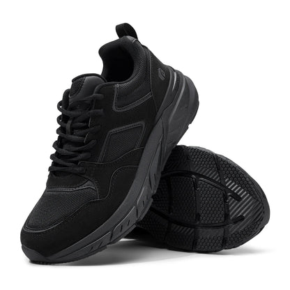 FitVille Wide Width Men’s Walking Shoes – Arch Support Sneakers for Flat Feet, Heel Pain & Plantar Fasciitis Relief