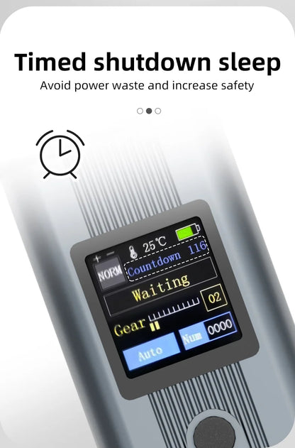FS01 11-Gear Adjustable Handheld Spot Welder – Battery Welding Tool for 0.3mm Nickel Belt & 18650 Lithium Cells