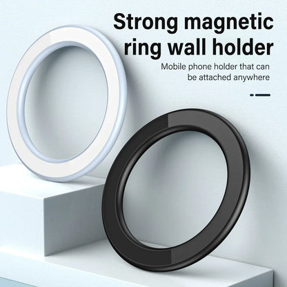 Magnetic Ring Holder for iPhone 14/13/12 – MagSafe Phone Stand & Wall Mount, Universal Car & iPad Holder