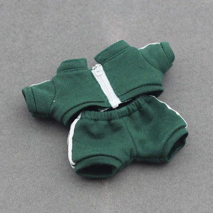Fashion Sports Outfit for 15cm/17cm Labubu Dolls – Peaked Cap Suit Ropa Labubu Doll Clothes Accessories