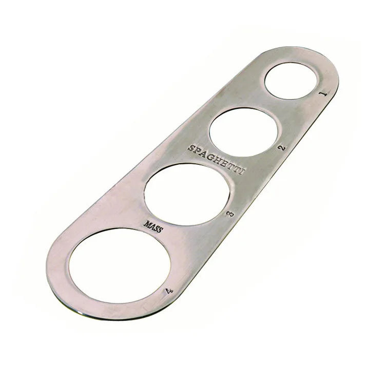 Stainless Steel Spaghetti Measurer - Your Pasta Portion Perfectly Measured with Kitchen Cake Ruler Tapeline - Free Measuring Kitchen Tool