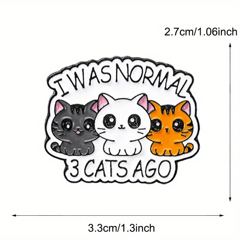 Cute Black Cat Enamel Pin – Tiny Cartoon Animal Metal Brooch Badge Jewelry Accessory Gift