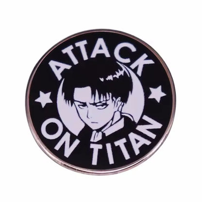 Attack on Titan Enamel Pin Badge - Anime Metal Lapel Pin for Bags, Backpacks & Fan Collectible Gift