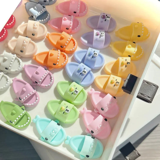17cm Labubu Doll Shark Slippers — Fun & Stylish Casual Shoes for Dolls (Shoes Only)