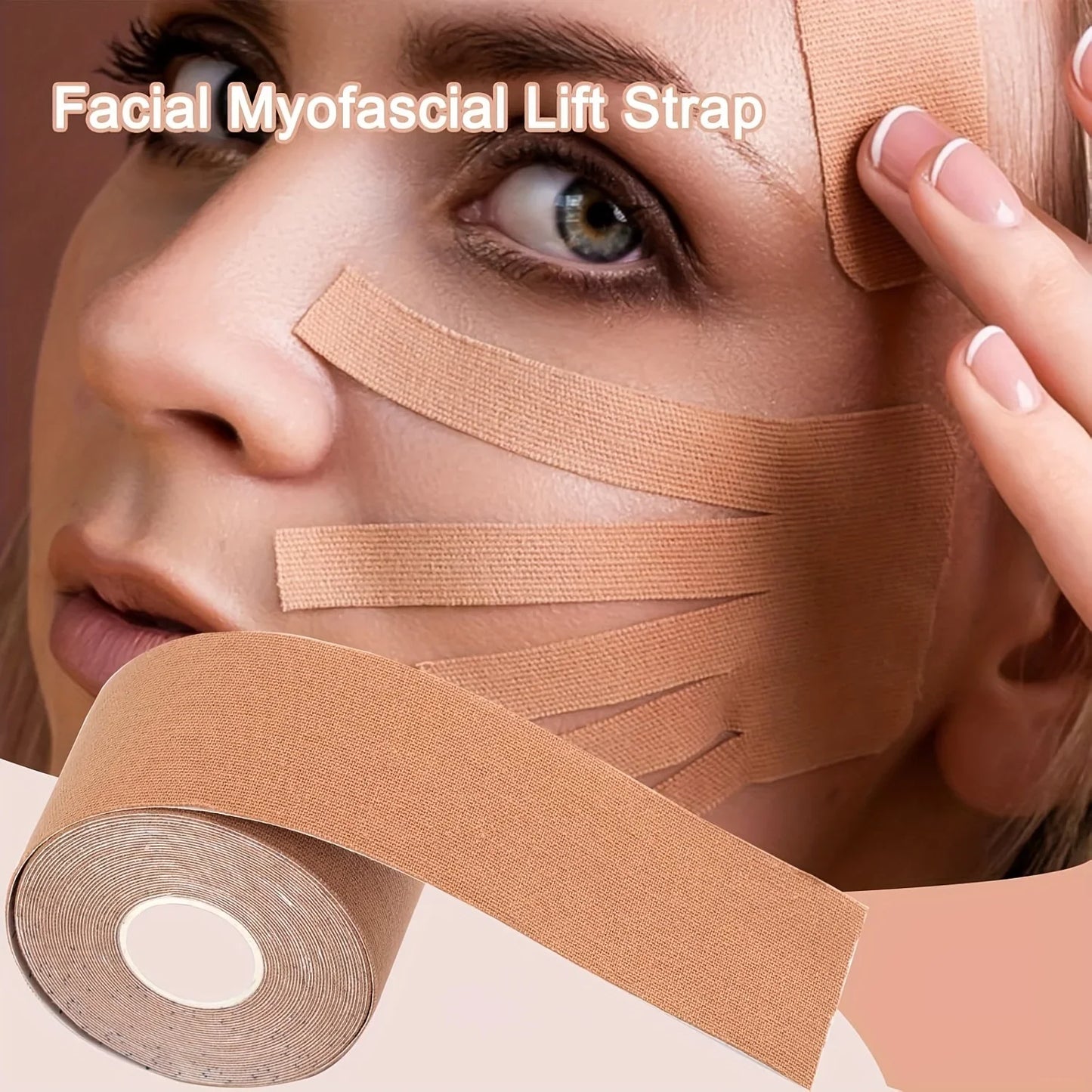 Facial Myofascial Lifting Tape – Skin-Friendly Breathable Wrinkle Reducer & V-Line Muscle Support