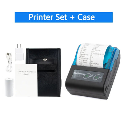 58mm Portable Thermal Receipt Printer – Mini Wireless Bluetooth Ticket & Bill Printer for Android, iOS & Windows