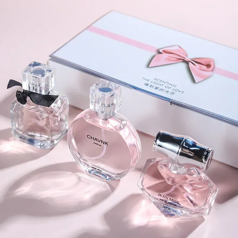 90ml (3x30ml) Women’s Eau De Parfum Gift Set — Fresh Floral Fruity Chypre Scent, Long-Lasting Perfume Spray