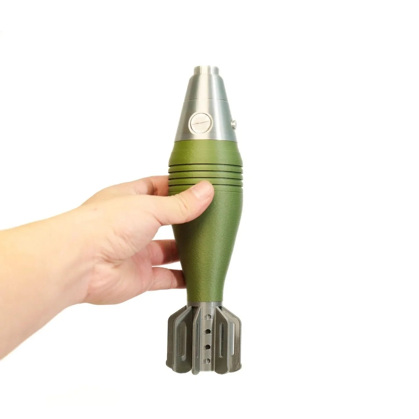 M2 60mm Mortar Shell Model – 3D Printed Realistic Non-Functional Military Replica for Home & Office Decor