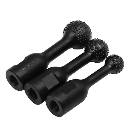 Angle Grinder Rotary File Carving Tools - Spherical Grinding Head, 12CM Sanding Wooden Trough Polishing Round Drilling Bits