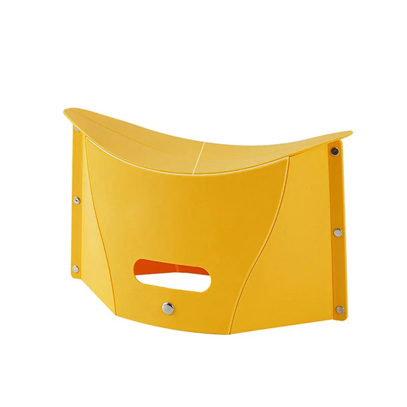 Plastic Portable Folding Stool – Outdoor Camping Chair, Storage Stool, Compact Folding Chair for Easy Use