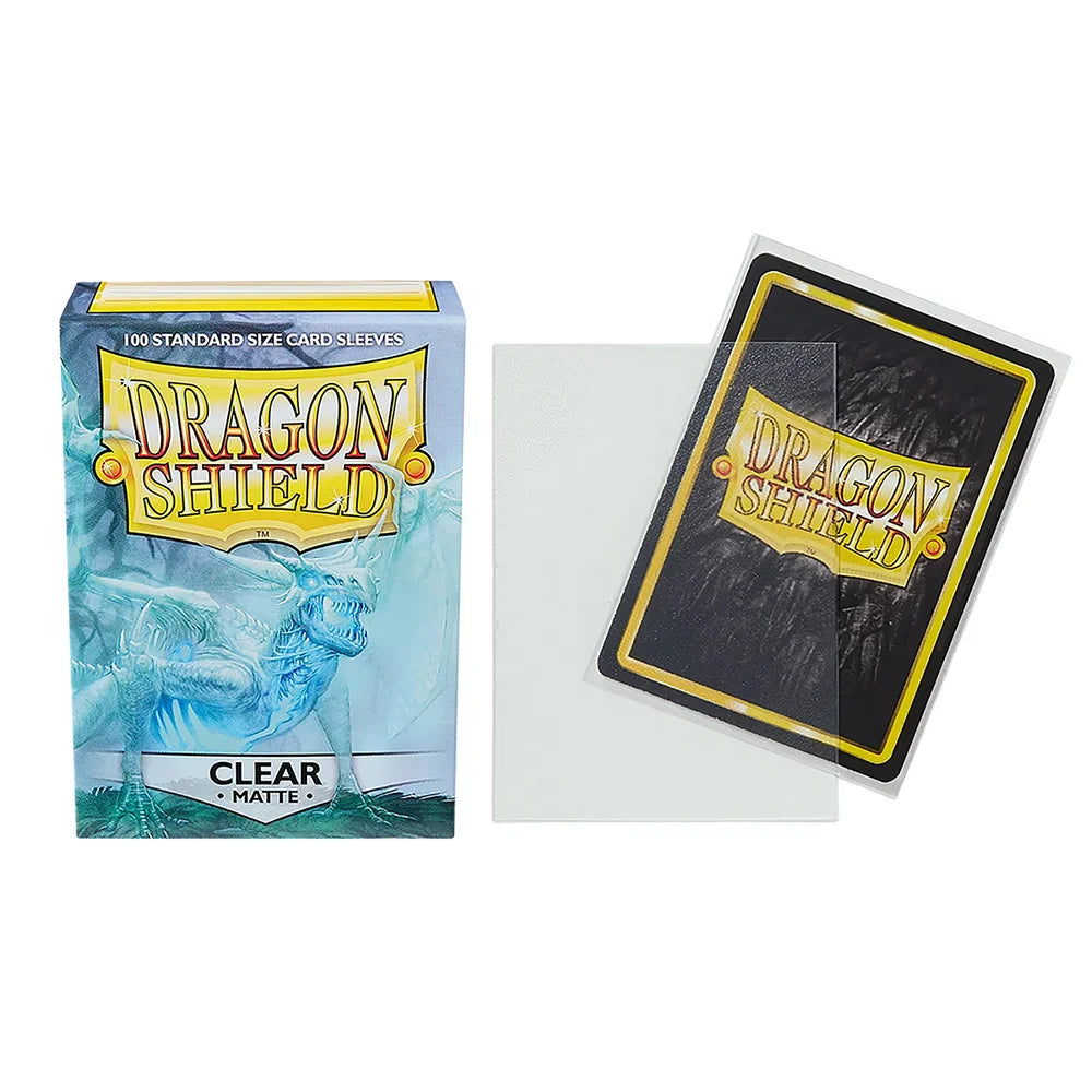 100PCS Dragon Shield Card Sleeves Box — Multicolor Matte Protectors for TCG, PTCG & Board Games