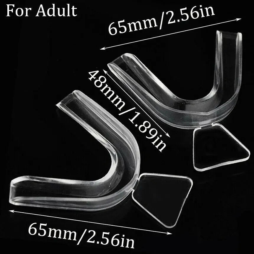 Silicone Dental Night Guard – Cold Light Whitening Braces Tray for Teeth Grinding Protection and Gum Cushion
