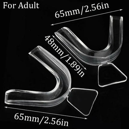 Silicone Dental Night Guard – Cold Light Whitening Braces Tray for Teeth Grinding Protection and Gum Cushion