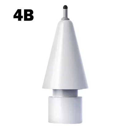 4X Replacement Tips for Apple Pencil 1 & 2 | Soft Silicone Protective Nibs for Touch Screen Stylus