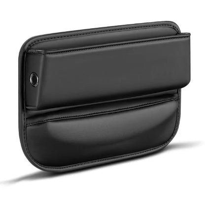 Multifunctional Car Seat Gap Organizer – Leak-proof PU Leather Storage Box with Cup Holder