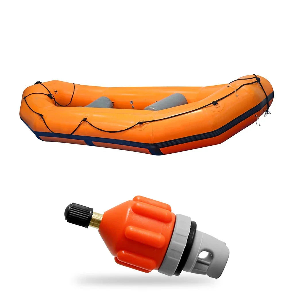 DIZETION Air Valve Adapter – Dustproof, Wear-Resistant Nylon Pump Adapter for Kayak, SUP Board & Boat Inflatable Valves