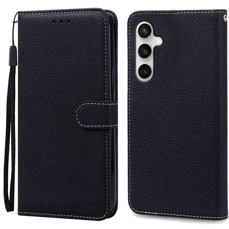 Samsung Galaxy A17 5G Case - Leather Flip Wallet Cover for A175F/A176B 4G & 5G