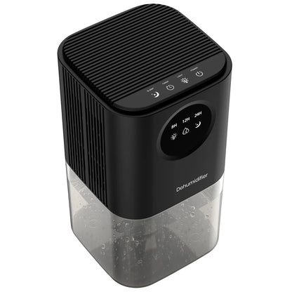 Portable Dehumidifier – 35oz Capacity, Silent Operation, Colorful Lights & Timer Switch for Home & Bedroom
