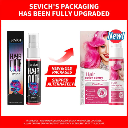Temporary Hair Color Spray – 30ml DIY Hair Dye for Halloween, Parties & Instant Styling
