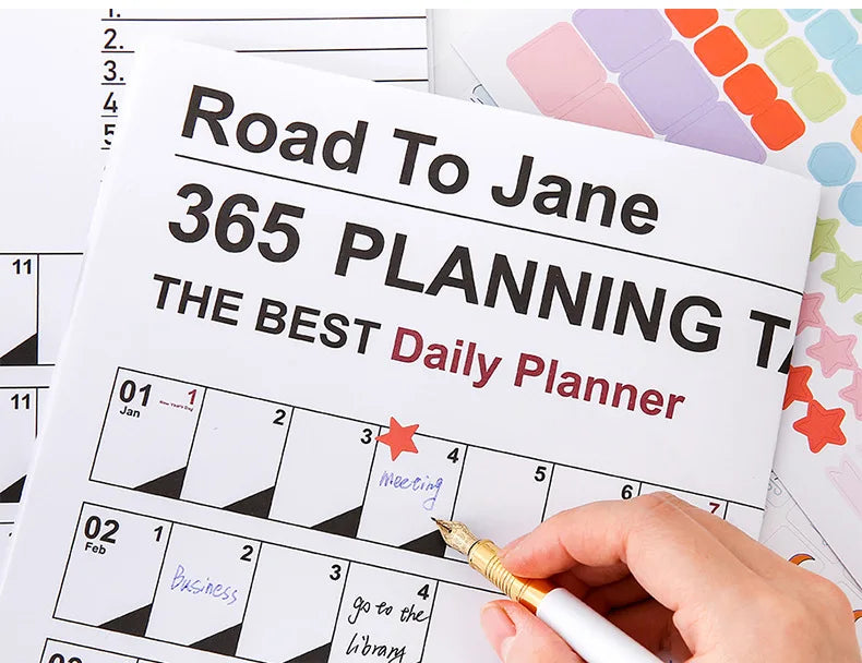 2025 2024 Large Wall Calendar Planner Sheet – Kawaii To-Do List & Schedule Organizer for Office & Home