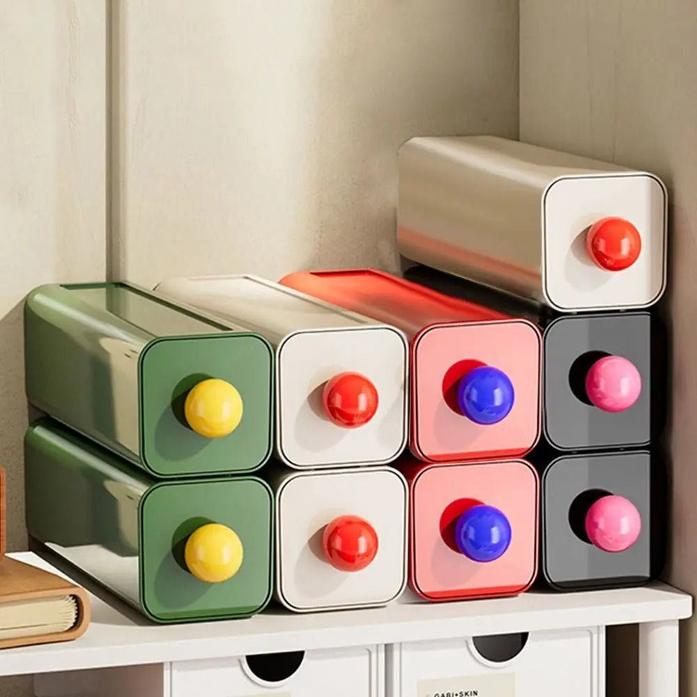 1/3pcs Dopamine Desktop Storage Boxes – Stackable Cosmetic & Organizer Drawers for Home, Office & Bedroom