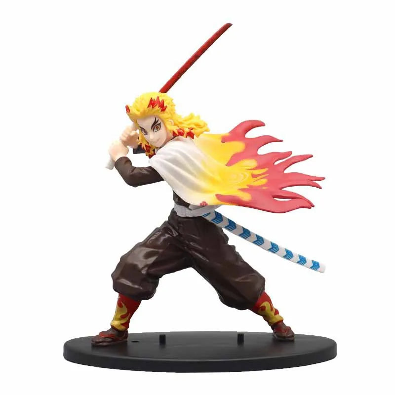Demon Slayer Anime Figure — Tanjirou, Zenitsu & Kyoujurou PVC Action Toy Collectible Gift for Kids