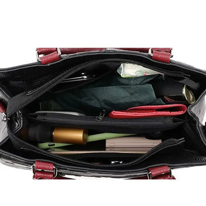 PU Leather Women’s Shoulder Crossbody Bag – Luxury Casual Large Capacity Travel Handbag