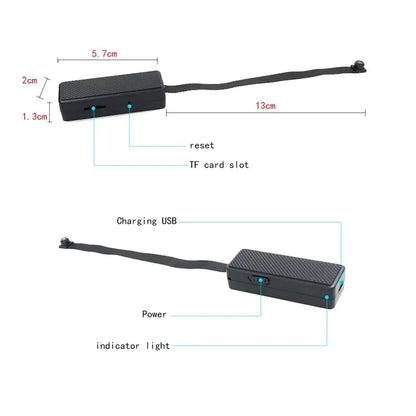 HD 1080P Mini WiFi Camera DIY Module — Nanny Cam with Wide-Angle, Motion Detection, Alarm, Recording, and Phone App Support