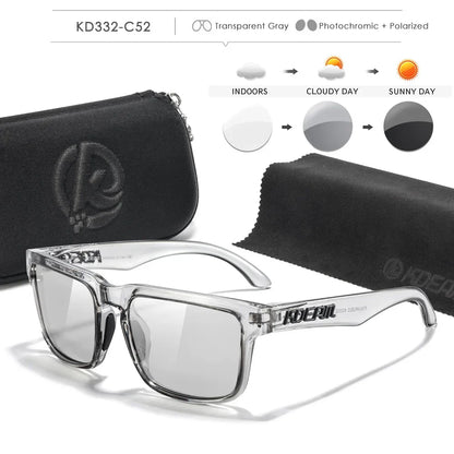 KDEAM Polarized Sunglasses for Men & Women – UV Protection for Fishing, Driving & Hiking with Zipper Case