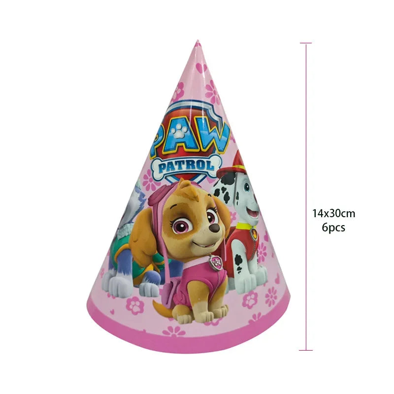 Pink Paw Patrol Party Supplies for Girls – Skye Balloons, Cups, Plates & Tablecloth for Birthday & Baby Shower