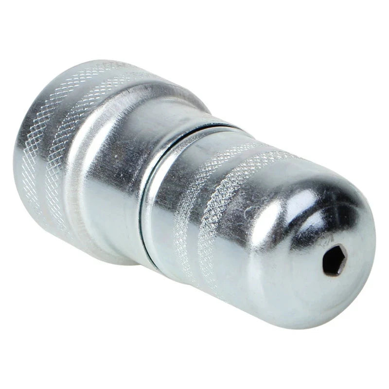 Stainless Steel Car Battery Post Terminal Cleaner Tool - Silver Vehicle Maintenance Brush U90C