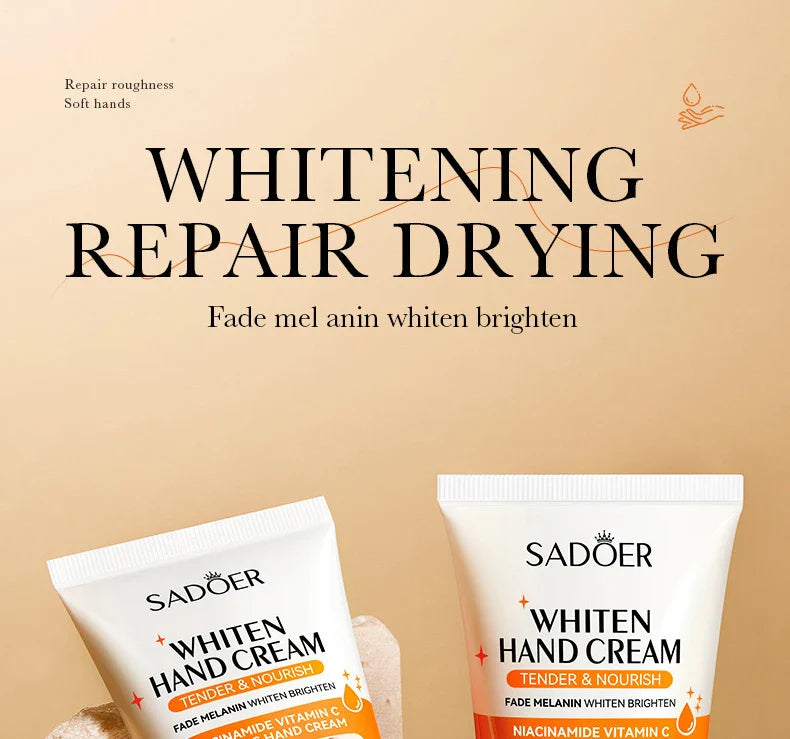 1/2/3pcs SADOER 100g Hand Cream – Moisturizing, Brightening & Non-Greasy Hydration for Soft, Beautiful Hands (Travel Size)