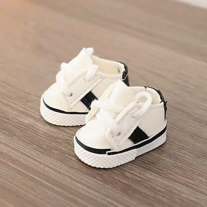 Labubu Doll Shoes for 15/17cm Cotton Dolls — Casual Sports Canvas & Martin Boots, Accessories for Labubu Outfits