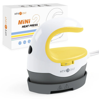 HTVRONT H1 Mini Heat Press Machine – DIY Auto Heating Transfer for T-Shirts, Bags, Shoes & Hats