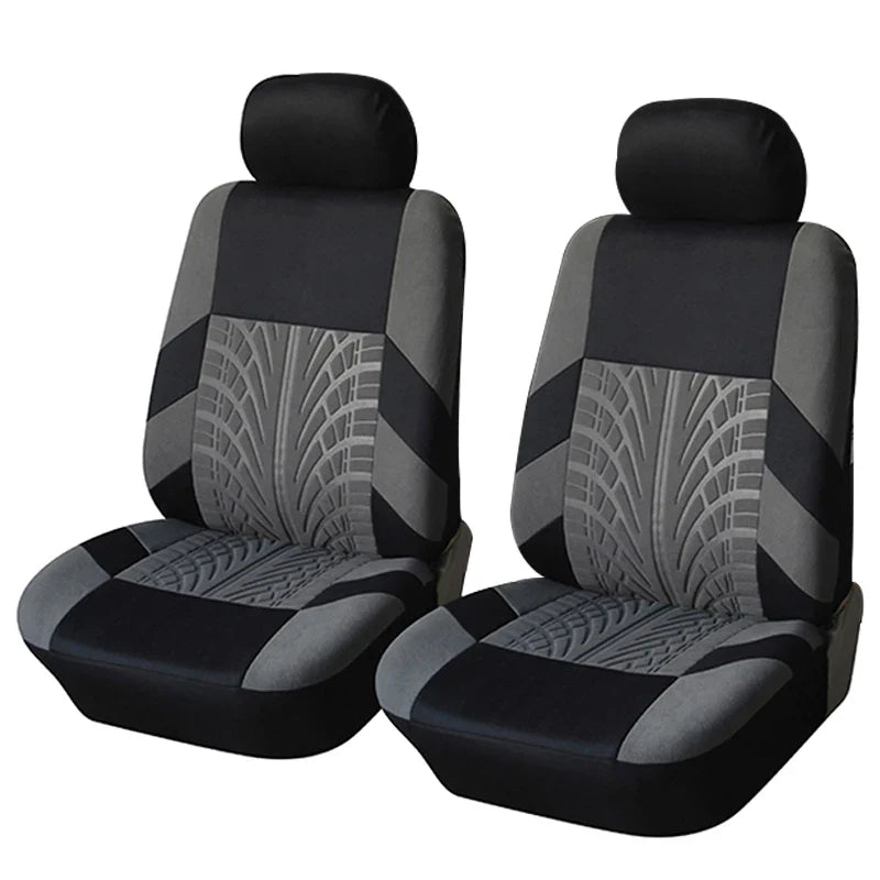 Customizable Four Seasons Universal Polyester Full Set Car Seat Covers – All-Season Automotive Interior Protection for Cars, SUVs & Vans
